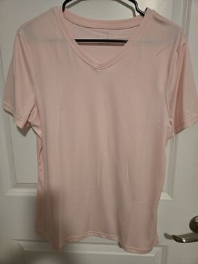 Light Pink V-Neck Tee
